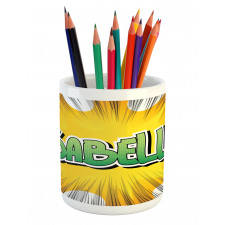 American Birth Name Pencil Pen Holder