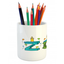 Colorful Birthday Candles Pencil Pen Holder