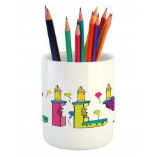 Joyful Letters Birthday Pencil Pen Holder