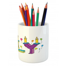 Joyful Letters Birthday Pencil Pen Holder