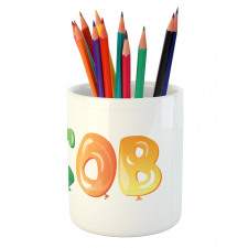 Traditional Male Name Pencil Pen Holder