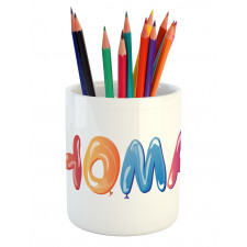 Colorful Common American Boy Pencil Pen Holder