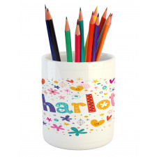 Happy Smiling Stars Pencil Pen Holder