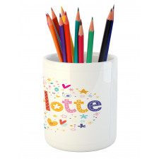 Happy Smiling Stars Pencil Pen Holder