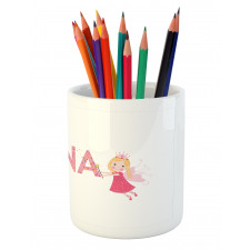 Nursery Themed Lettering Pencil Pen Holder