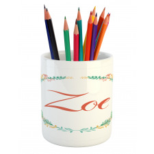 Blossoming Nature Foliage Pencil Pen Holder