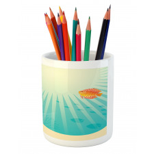 Tropical Animals Cartoon Pencil Pen Holder