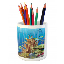 Underwater World Exotic Pencil Pen Holder