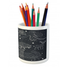 Constellation Signs Pencil Pen Holder