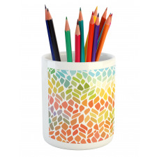 Funky Floral Colorful Pencil Pen Holder