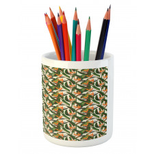 Exotic Summer Jungle Pencil Pen Holder