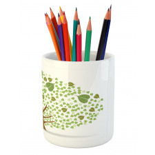 Fig Bodhi Leaves Pencil Pen Holder