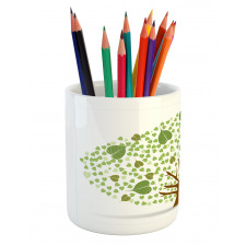 Fig Bodhi Leaves Pencil Pen Holder