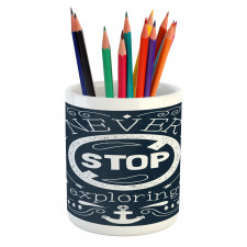 Exploring Themed Slogan Pencil Pen Holder