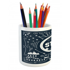 Exploring Themed Slogan Pencil Pen Holder