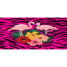 Exotic Flamingo Boho Pencil Pen Holder