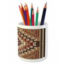 Pixel Art Design Pencil Pen Holder