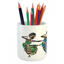 Dance Pencil Pen Holder