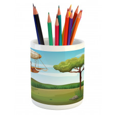 Fantasy Explorer Boy Pencil Pen Holder