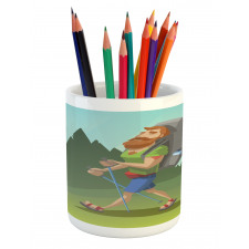 Outdoor Activity Hike Pencil Pen Holder