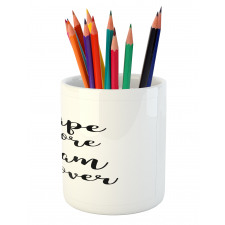 Brush Calligraphy Dream Pencil Pen Holder