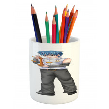 Zodiac Libra Boy Pencil Pen Holder