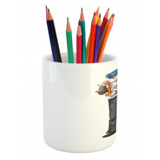 Zodiac Libra Boy Pencil Pen Holder