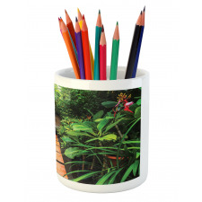 Tropical Growth Pencil Pen Holder