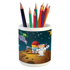 Human Alien Friends Pencil Pen Holder