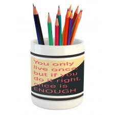 Motivational Poster Design Pencil Pen Holder