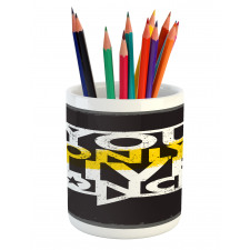 Message in Speech Bubble Pencil Pen Holder