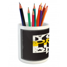 Message in Speech Bubble Pencil Pen Holder