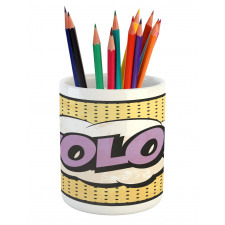 Grunge Comic Book Design Pencil Pen Holder