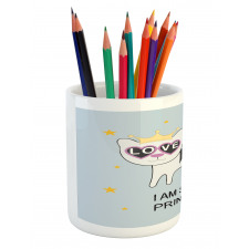 Cat Hearts Love Pencil Pen Holder