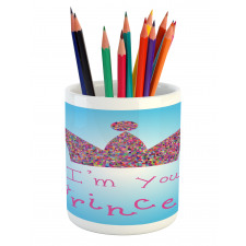 Mosaic Crown Tiara Pencil Pen Holder