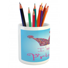 Mosaic Crown Tiara Pencil Pen Holder