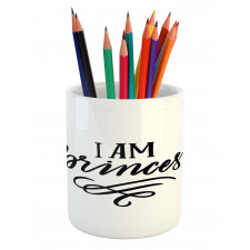 Girlish Words Pencil Pen Holder