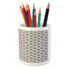 Pop Art Watermelon Slices Pencil Pen Holder