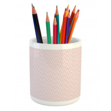 Soft Pinkish Motif Pencil Pen Holder