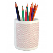 Soft Pinkish Motif Pencil Pen Holder