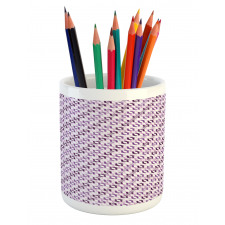 Swirling Floral Style Pencil Pen Holder