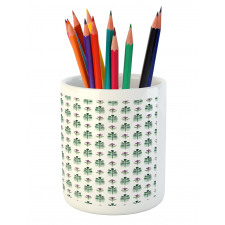 Violet Blossom Botany Pencil Pen Holder