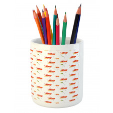 Pastel Meadow Rural Pencil Pen Holder