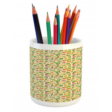 Healthy Cooking Theme Pencil Pen Holder