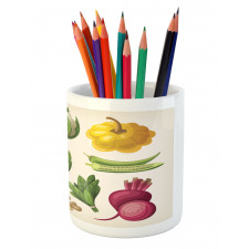 Exotic Fresh Food Pencil Pen Holder