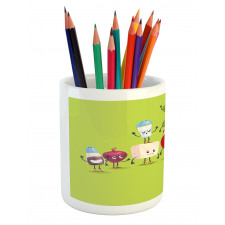 Greek Salad Funny Pencil Pen Holder