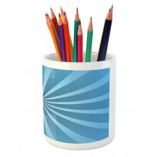 Hypnotic Radials Pencil Pen Holder