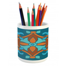 Folkloric Pattern Pencil Pen Holder