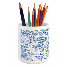 Porcelain Pattern Pencil Pen Holder