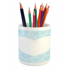 Concentric Circles Pencil Pen Holder